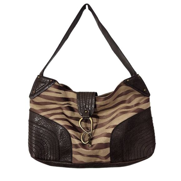 Jessica Simpson Handbags - Jessica Simpson Brown Zebra Handbag